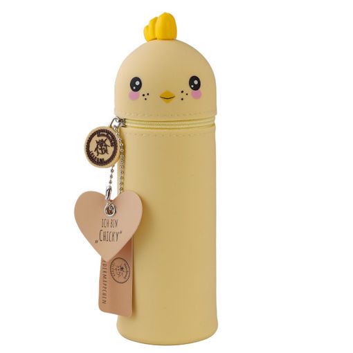 Εικόνα της Κασετίνα - Μολυβοθήκη Lulubug Σιλικόνης Chicken Chicky 25612