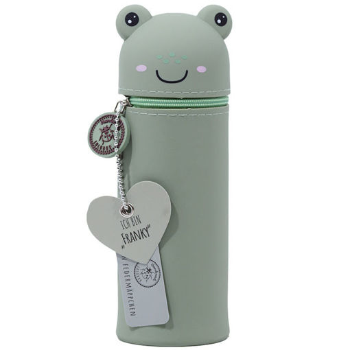 Εικόνα της Κασετίνα - Μολυβοθήκη Lulubug Σιλικόνης Frog Franky 25302