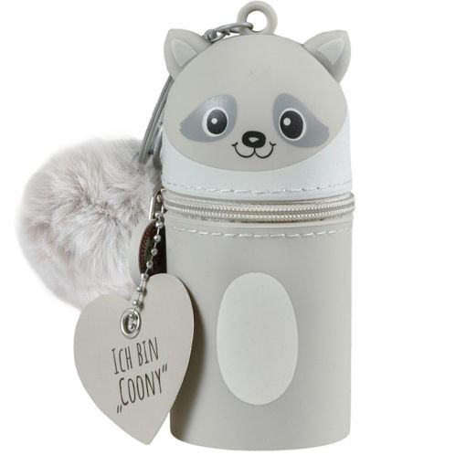 Εικόνα της Πορτοφόλι για κέρματα Lulubug Mini Silicone Charm ''Coony'' με μπρελοκ 24304