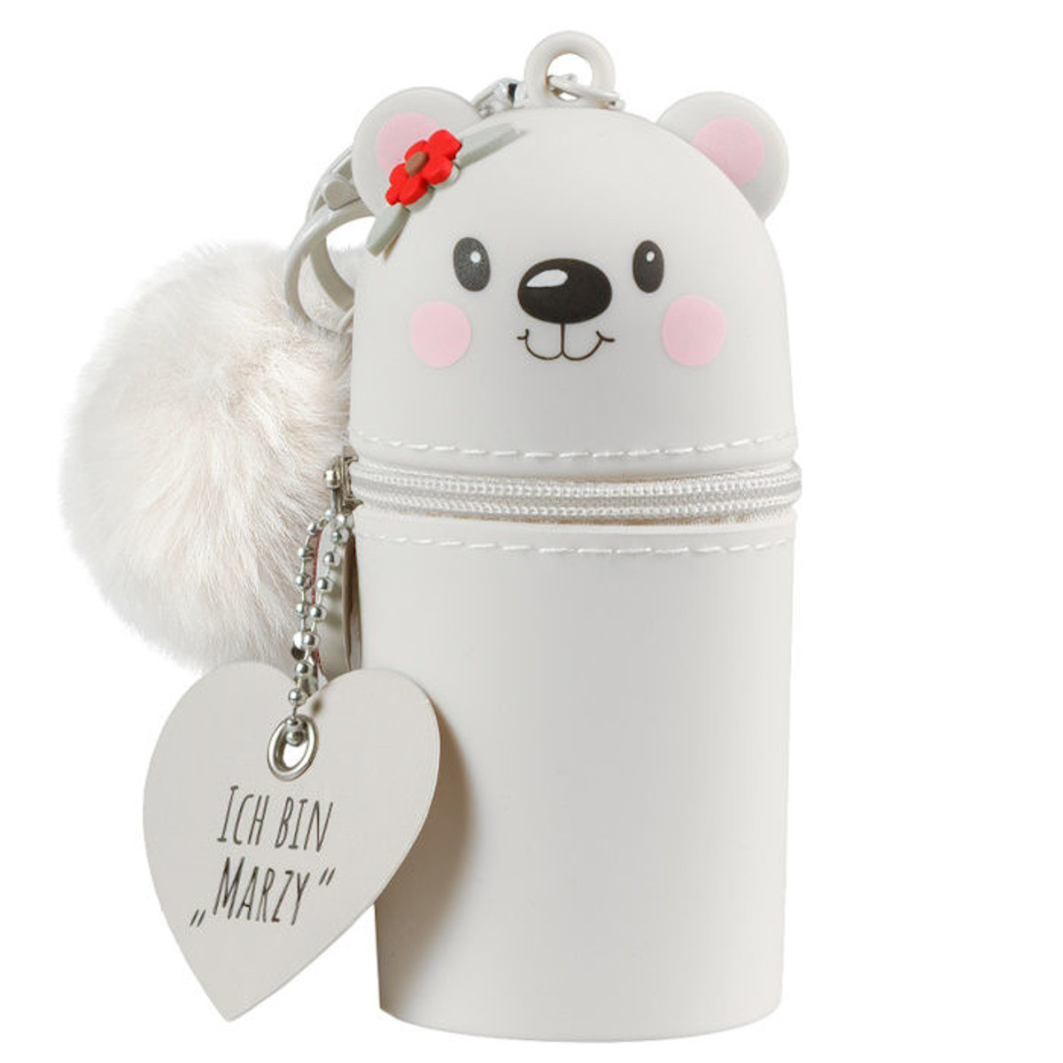Εικόνα της Πορτοφόλι για κέρματα Lulubug Mini Silicone Charm ''Marzy"' με μπρελοκ 24302
