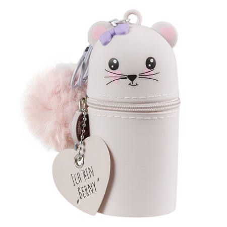 Εικόνα της Πορτοφόλι για κέρματα Lulubug Mini Silicone Charm ''Berny"' με μπρελοκ 24301