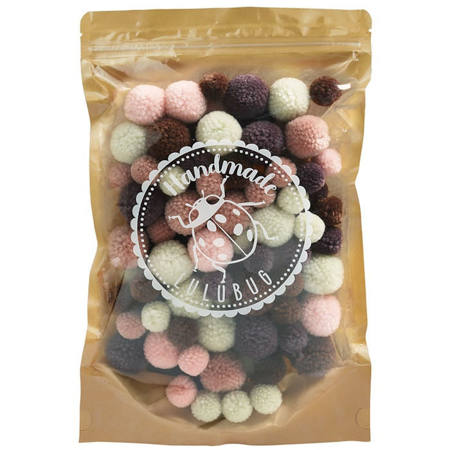 Εικόνα της Μπάλες pompons Lulubug ''Boho" Wool look 100τεμ. 20020