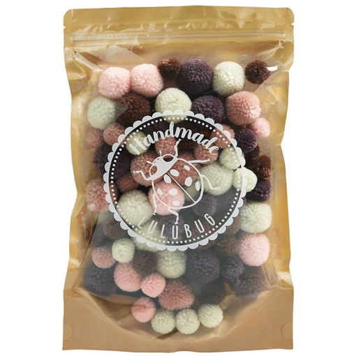 Εικόνα της Μπάλες pompons Lulubug ''Boho" Wool look 100τεμ. 20020