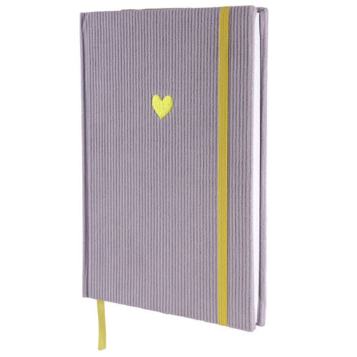 Εικόνα της Corduroy Notebook Dotted Lulubug Lilac 14x21 15501