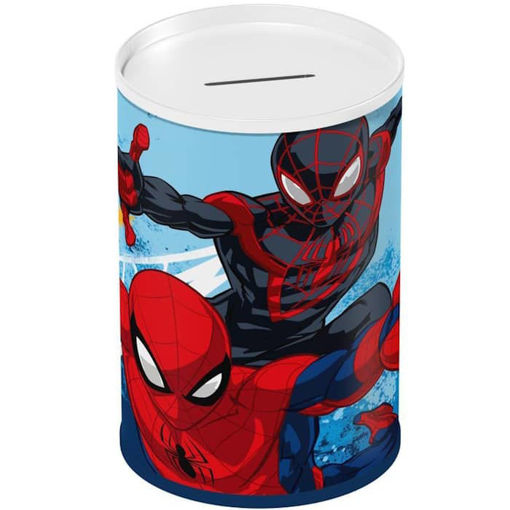 Εικόνα της Κουμπαράς μεταλλικός Spiderman 10x15 Diakakis 000508523