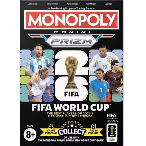 Εικόνα της Monopoly Συλλεκτικές κάρτες Panini Prizm: FIFA World Cup Booster Box Hasbro G2677