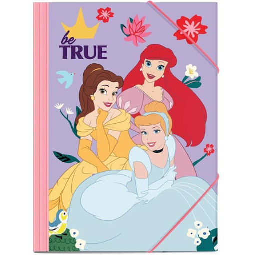 Εικόνα της Ντοσιέ Α4 Diakakis Disney Princess με λάστιχο 000564493