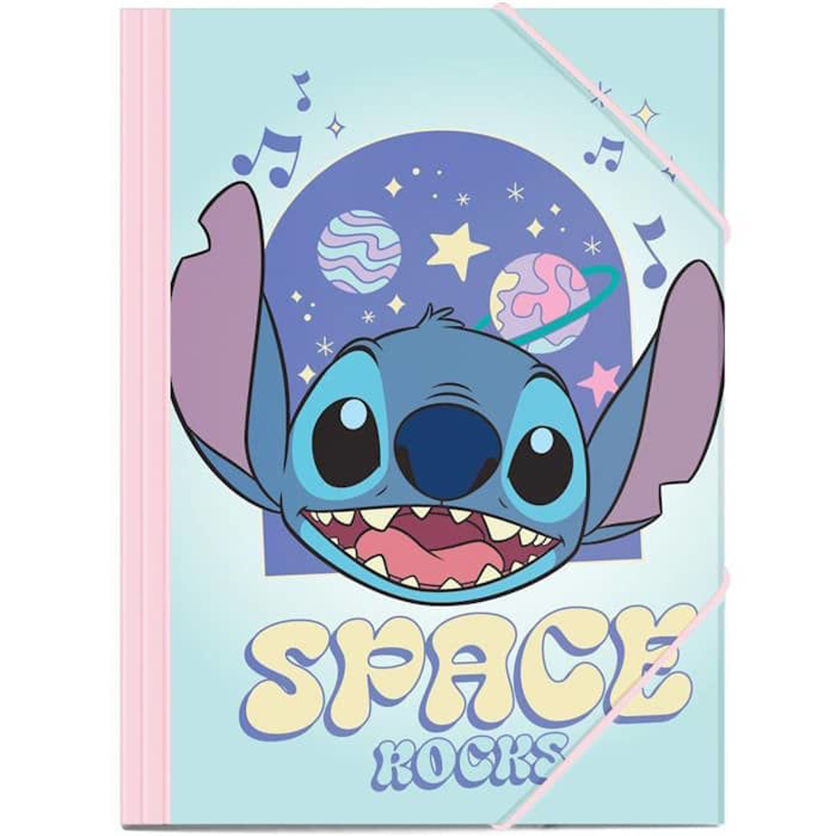 Εικόνα της Ντοσιέ Α4 Diakakis Lilo & Stitch 1 με λάστιχο 000565009