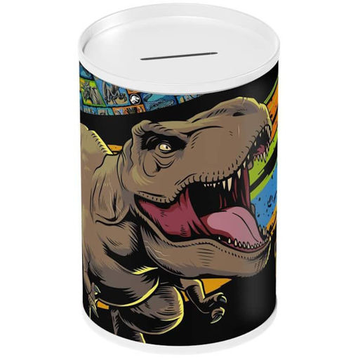 Εικόνα της Κουμπαράς μεταλλικός Jurassic World 10x15 Diakakis 000570970