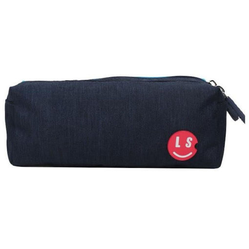 Διπλή γεμάτη κασετίνα Lyc Sac Red Arrow 03692 με δύο θήκες και φερμουάρ.