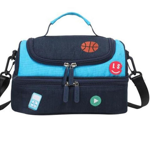 Ισοθερμικό τσαντάκι φαγητού Lyc Sac Red Arrow με λαβή μεταφοράς και φερμουάρ.