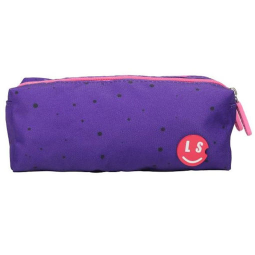 Εικόνα της Κασετίνα διπλή Lyc Sac με φερμουάρ Butterfles 03892