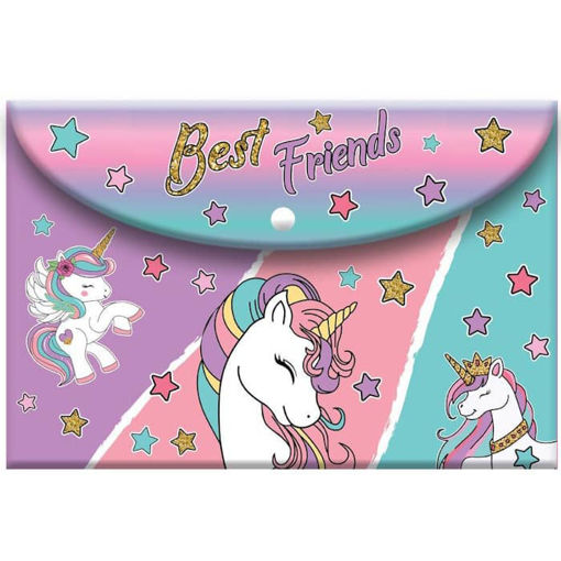 Εικόνα της Ντοσιέ κουμπί Must Α4 Team Μονόκερος 000587335