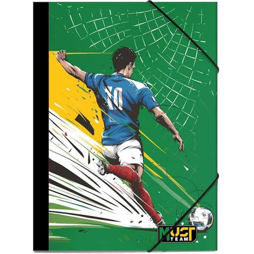 Εικόνα της Ντοσιέ Α4 Must Team Αγόρι με λάστιχο 000587409