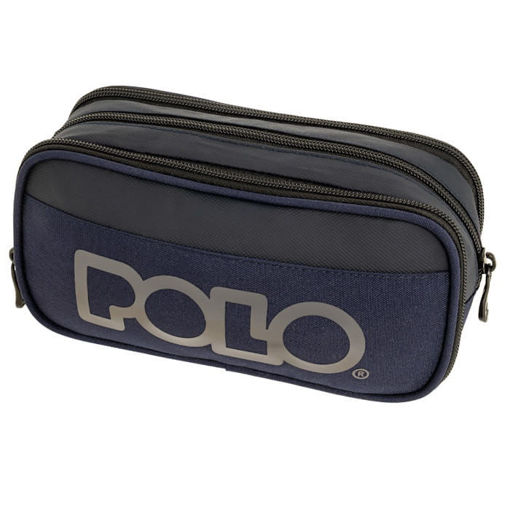 Κασετίνα Polo Cryptic Night Blue 937001-5001 σε σκούρο μπλε χρώμα με φερμουάρ