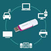 Εικόνα της USB Philips 64GB speed 3.0 snow μωβ FM64FD75B/00