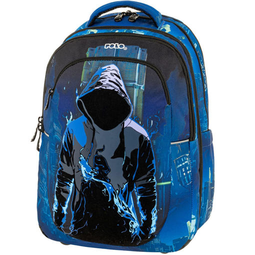 Τσάντα πλάτης Polo Kinetic Hacker μπροστινή όψη