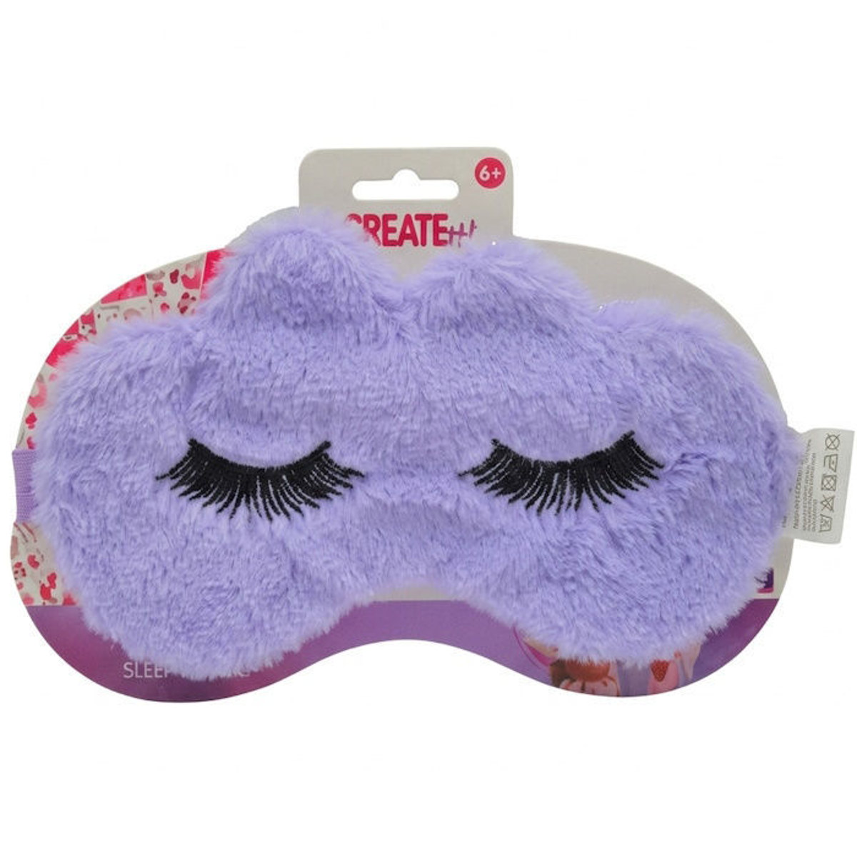 Μάσκα ύπνου Create It! Eye Lashes με σχέδιο βλεφαρίδων