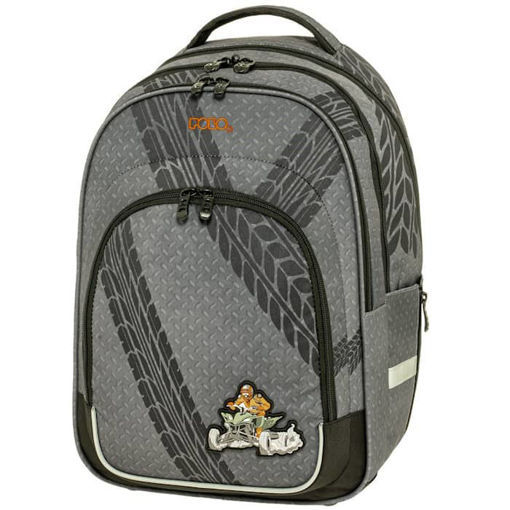 Λεπτομέρεια στην εργονομική αεριζόμενη πλάτη του σακιδίου Polo Fusion