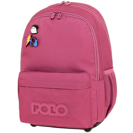 Τσάντα πλάτης Polo Pins Magenta 901059-4300 μπροστινή όψη