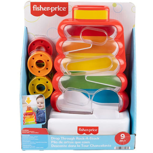 Εικόνα της Fisher Price Κλασική Πυραμίδα με κρίκους JLB81