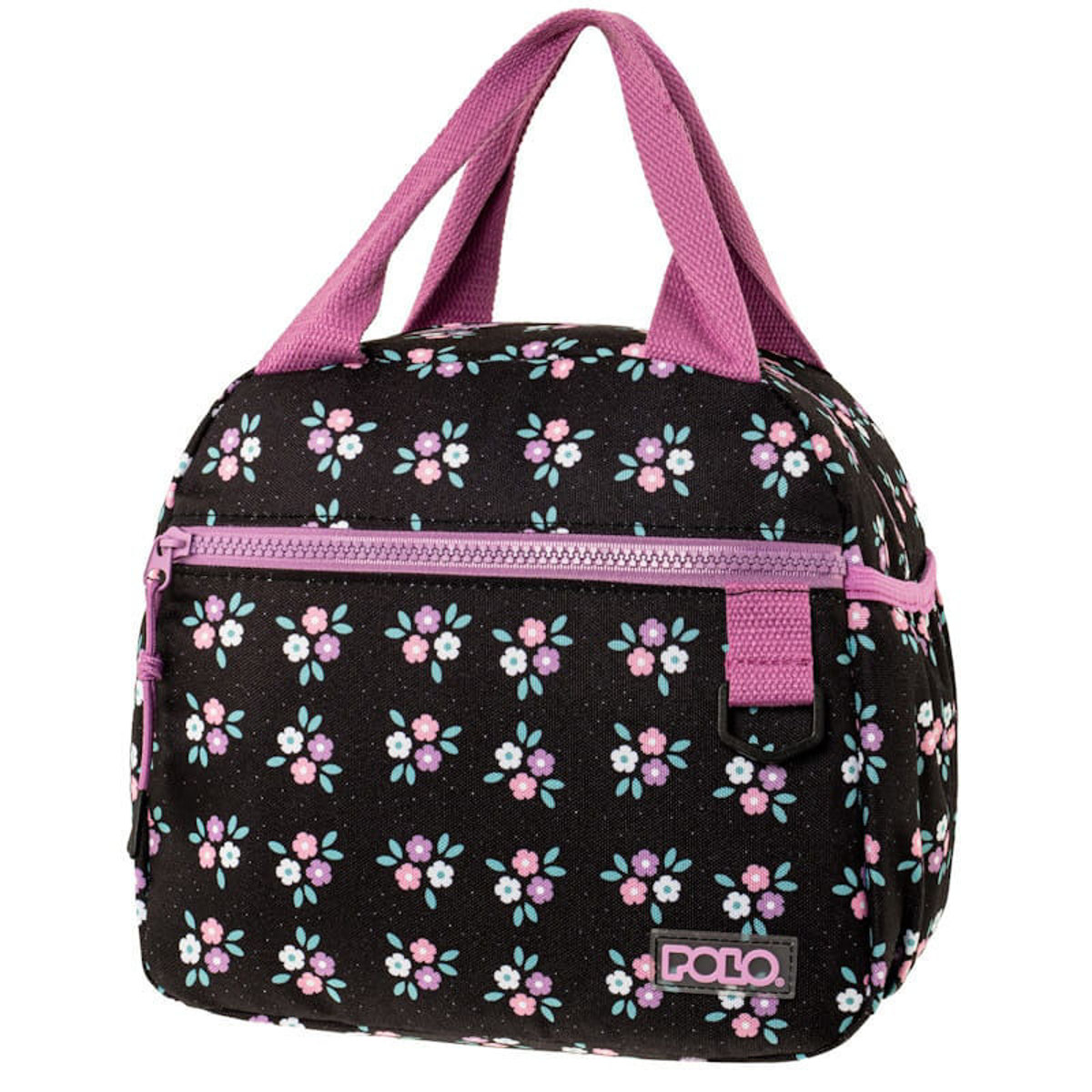 Ισοθερμικό τσαντάκι φαγητού Polo Coolmi σε χρώμα fuchsia με φερμουάρ
