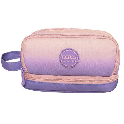 Εικόνα της Κασετίνα βαρελάκι  Polo Handle Purple/Pink 937015-8411