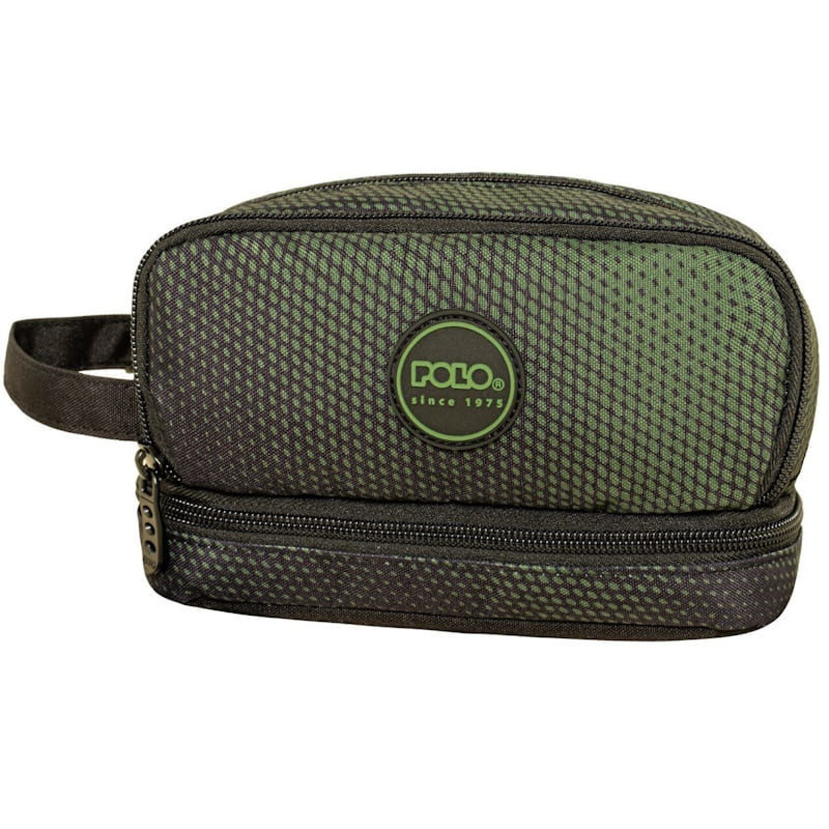 Εικόνα της Κασετίνα βαρελάκι  Polo Handle Black/Green 937015-8418