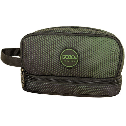 Εικόνα της Κασετίνα βαρελάκι  Polo Handle Black/Green 937015-8418