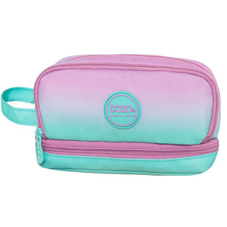 Εικόνα της Κασετίνα βαρελάκι  Polo Handle Aqua/Pink 937015-8115
