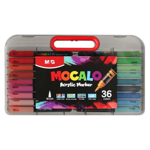 Εικόνα της Μαρκαδόροι M&G Mocalo Acrylic Set 36  APMT80H4