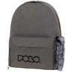 Σακίδιο πλάτης Polo Original Scarf Titanium/Black 20lt, μπροστινή όψη με ανατομική τριγωνική πλάτη