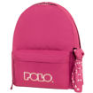 Σακίδιο πλάτης Polo Original Scarf Dark Fuchia/Light 20lt, μπροστινή όψη με ανατομική τριγωνική πλάτη