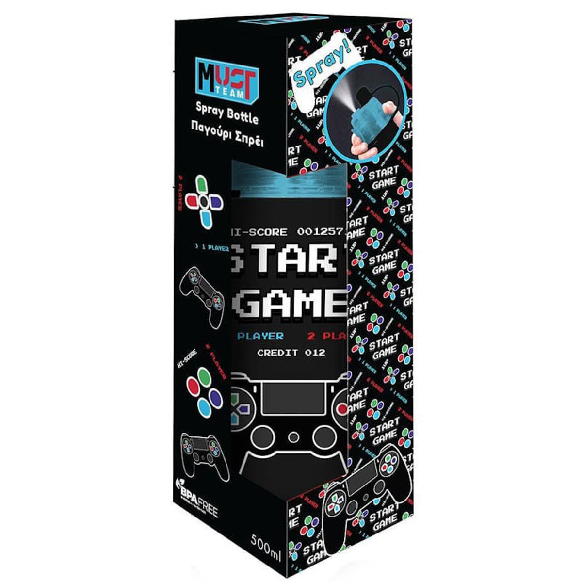 Εικόνα της Παγούρι PCTG Must Team 600ml. Start Game με σπρέι 000587491