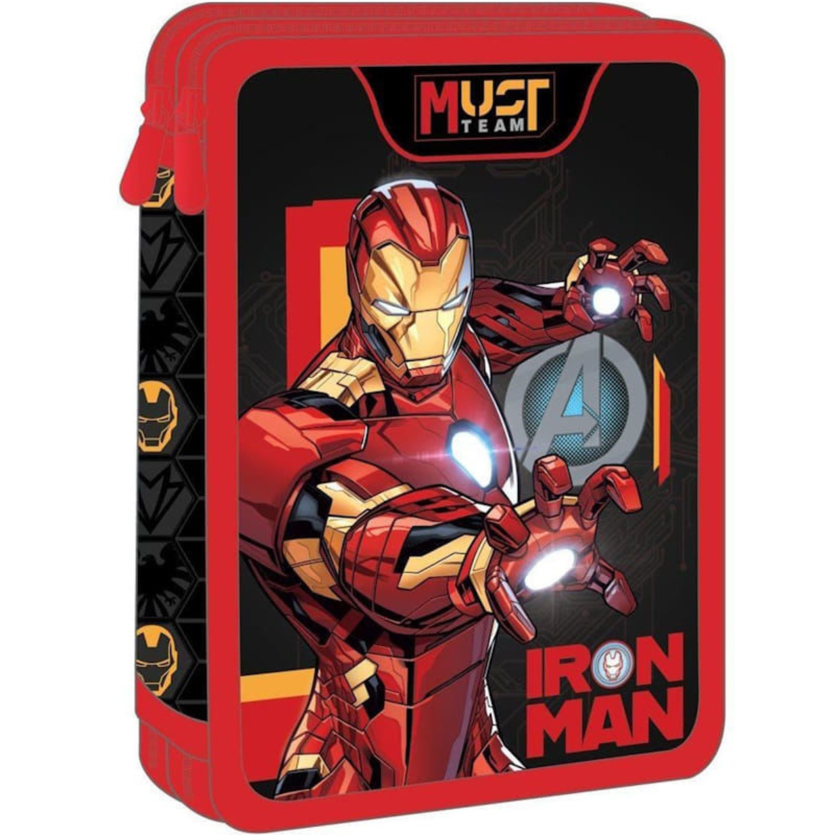Εικόνα της Κασετίνα Must Team διπλή γεμάτη Avengers Ironman 000506379