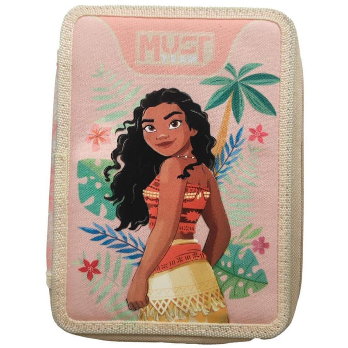 Εικόνα της Κασετίνα Must Team διπλή γεμάτη Disney Vaiana 2 000565998
