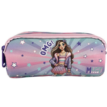 Εικόνα της Κασετίνα βαρελάκι Must Team Fashion Girl 2 000587228
