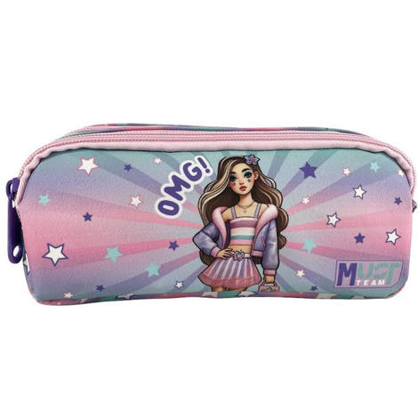 Εικόνα της Κασετίνα βαρελάκι Must Team Fashion Girl 2 000587228