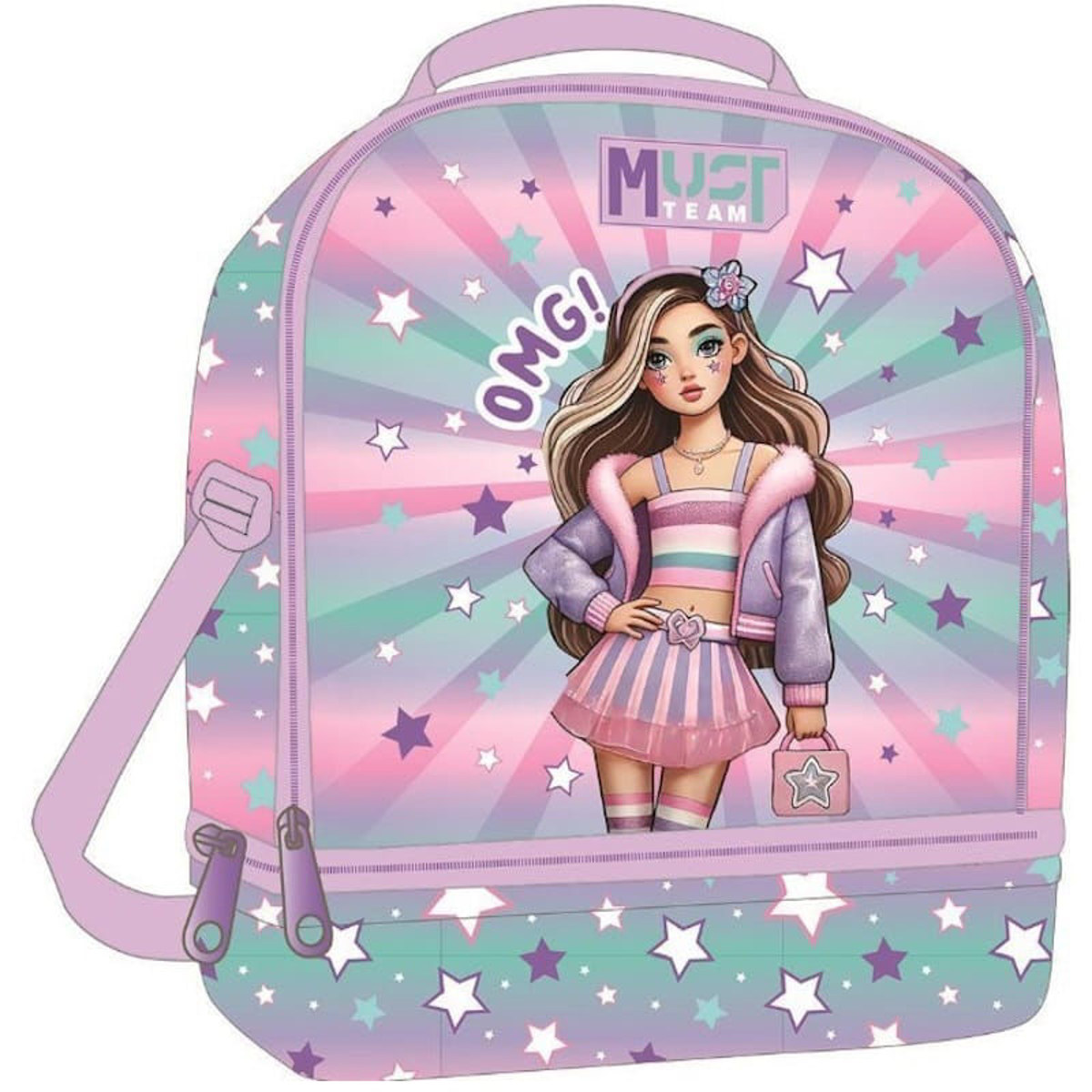 Εικόνα της Τσαντάκι φαγητού Diakakis Fashion Girl 2 ισοθερμικό 000587229