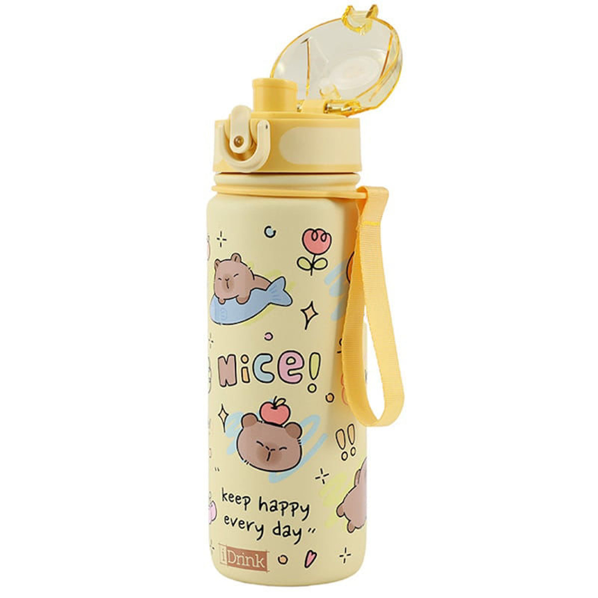Εικόνα της Θερμός ανοξείδωτος iDrink Capybara 595ml ID0556