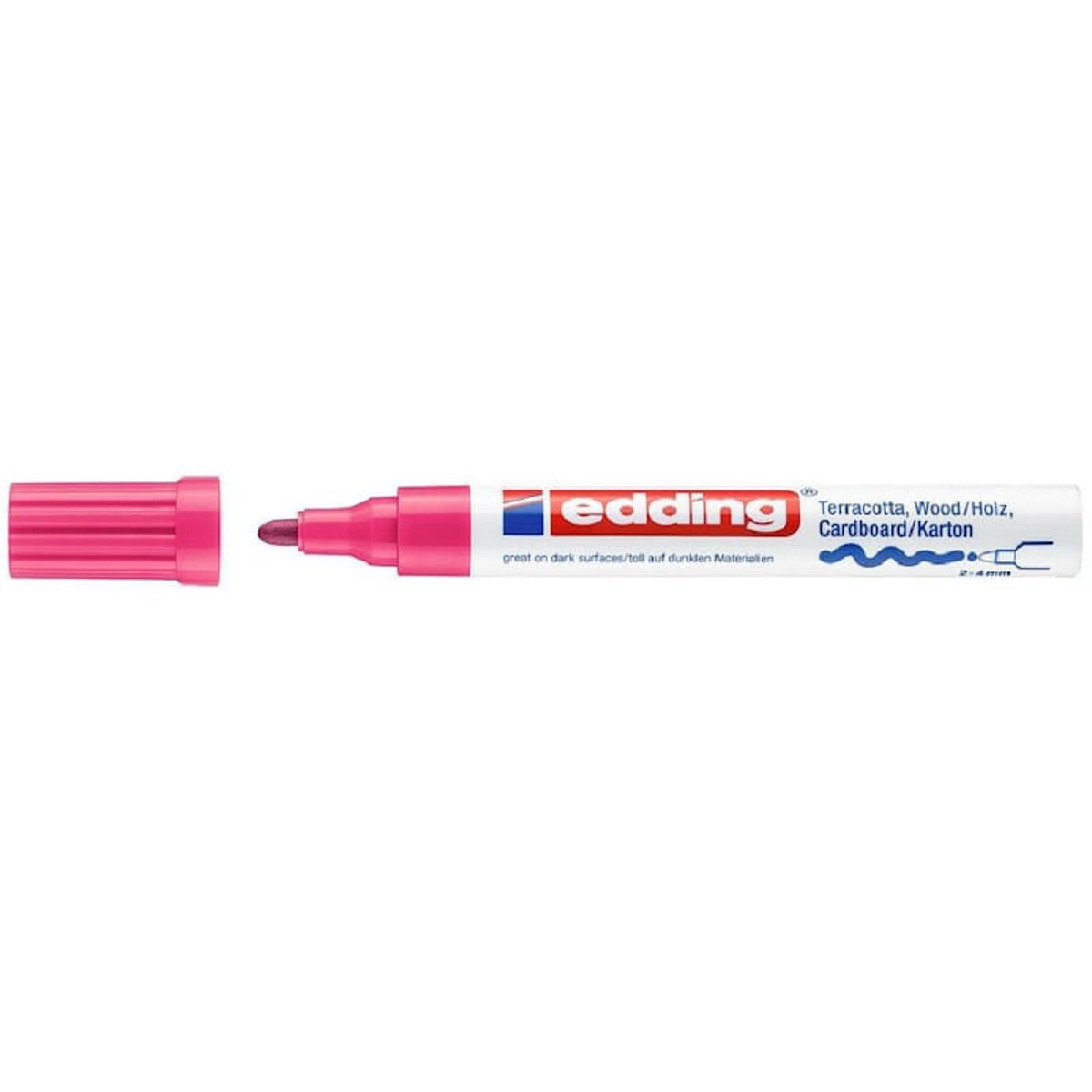 Εικόνα της Mαρκαδόρος Edding 4000/9 διακόσμησης 2-4mm. Pink Neon