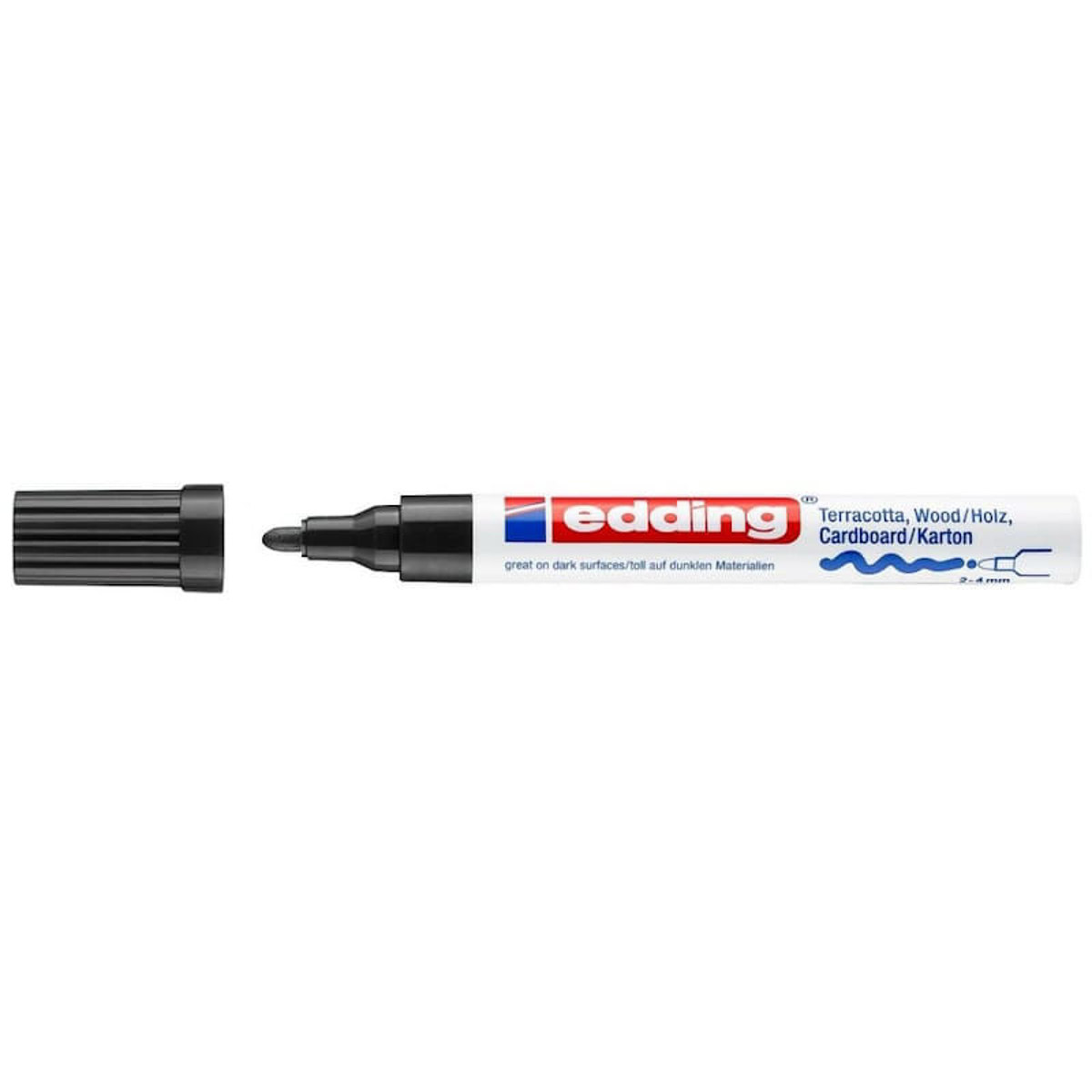 Εικόνα της Μαρκαδόρος Edding 4000/001 διακόσμησης 2-4mm. Black