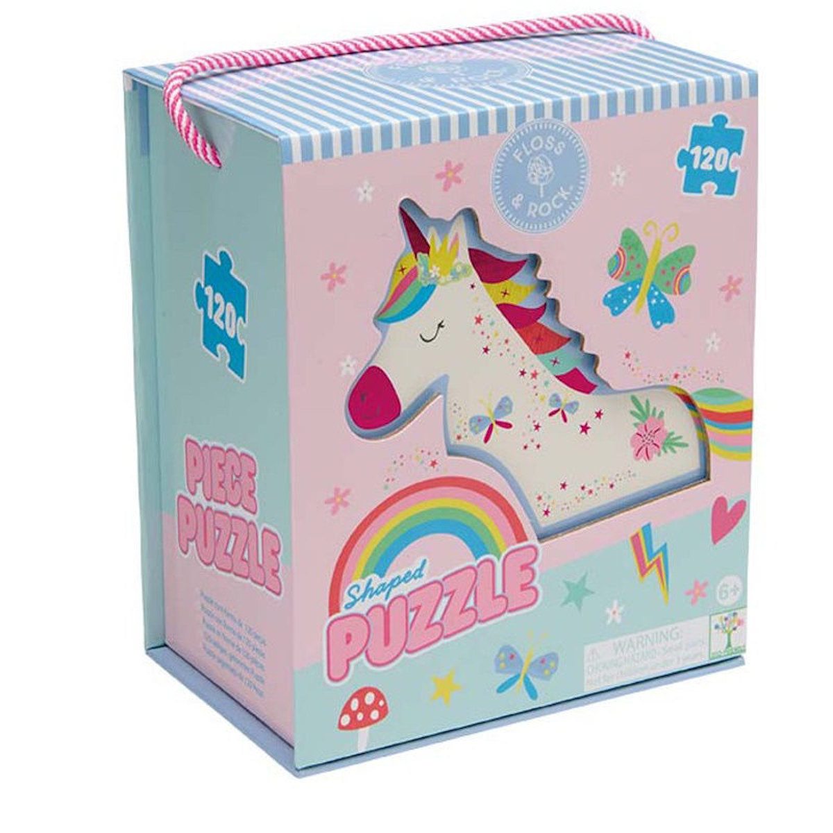 Εικόνα της Παζλ Floss & Rock με Σχήμα Rainbow Fairy 120τεμ. 52P6289