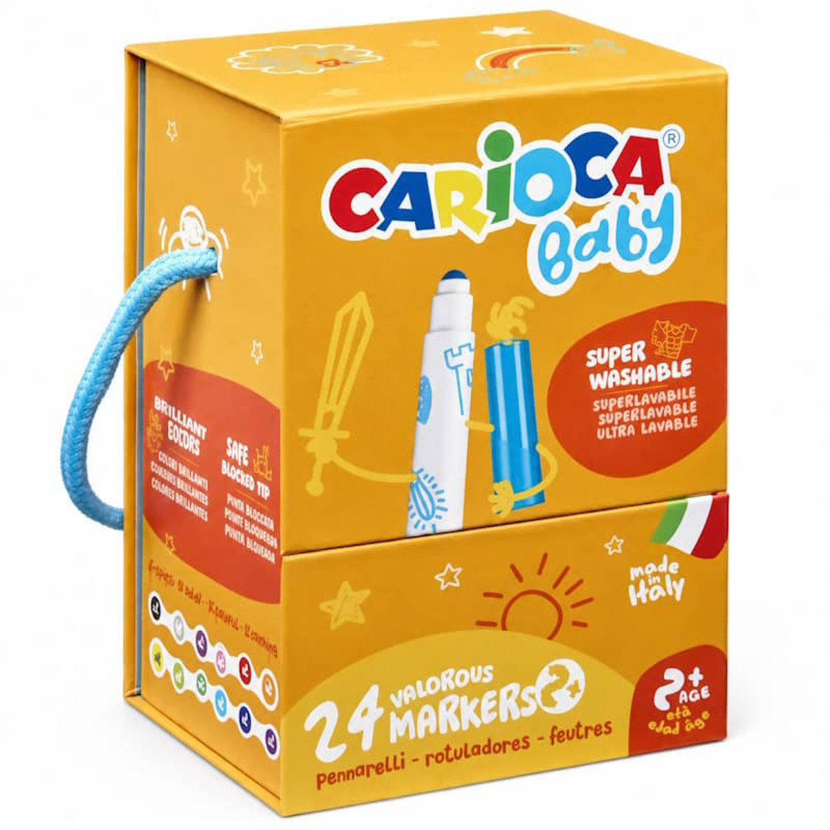 Εικόνα της Μαρκαδόροι Carioca Baby Jumbo 24τμχ. 2+ετών 46817