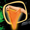 Εικόνα της Jiggly Slime Tuban  Fluo Glow Πορτοκαλί 430gr TU3822