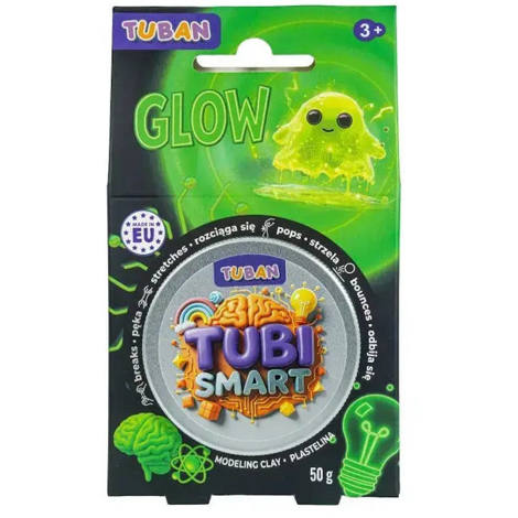 Εικόνα της Πλαστελίνη Μοντελισμού Tuban Tubi Smart Glow TU3849