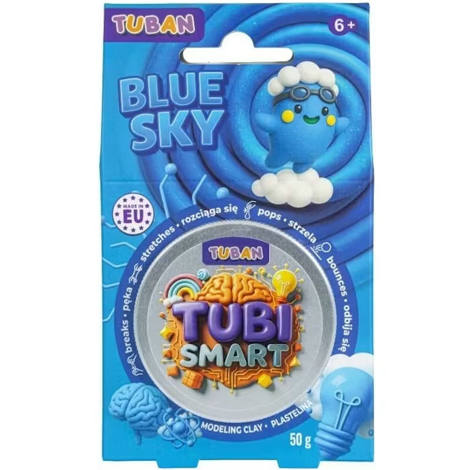 Εικόνα της Πλαστελίνη Μοντελισμού Tuban Tubi Smart Blue Sky TU3853