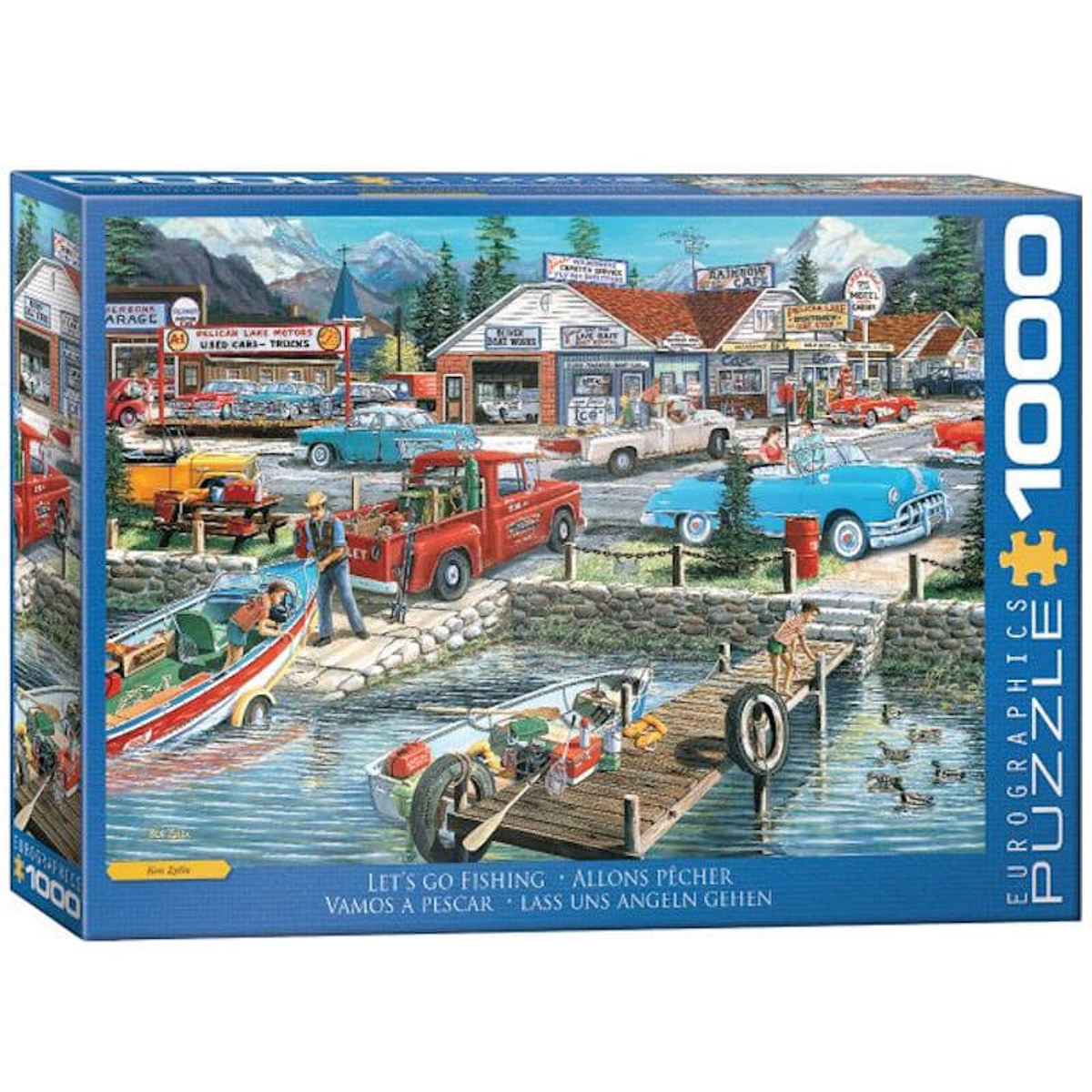 Εικόνα της Puzzle Eurographics 1000τμχ Let’s go Fishing by Ken Zylla 6000-5868