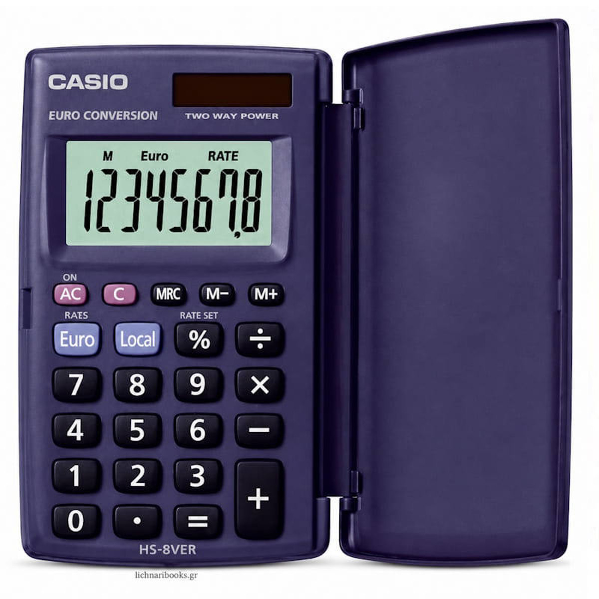 Εικόνα της Αριθμομηχανή Casio HS-8VER-S 8ψ.