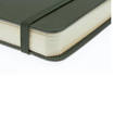 Εικόνα της Sketchbook Kangaro 140g/m2 12x12cm Forest Green 160φ. με λάστιχο K-861208